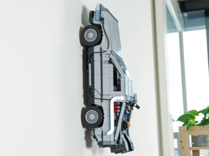 Bracket wall mount display for LEGO® set 10300 BTTF Time Machine - Brick Bracket