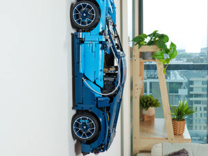Brick Bracket wall mount display for LEGO® set Technic 42083 Bugatti Chiron - Brick Bracket