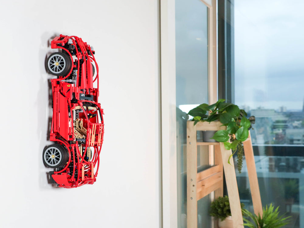 Wall display for LEGO® Ferrari 599 GTB Fiorano | 8145 - Brick Bracket